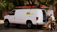 A.J.'s work van