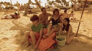 Dexter at Petrie Beach with his family