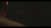 "You're right", written in blood
