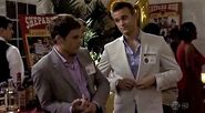 Dexter and Joe at class reunion