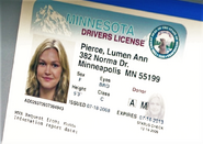 Lumen's driver license