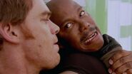 Dexter and Doakes fight