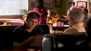 Dexter scans the menu