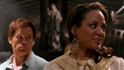 LaGuerta and Dexter on Travis' crime scene.png
