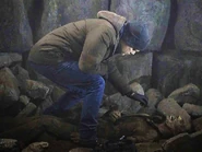 Dexter and Iris's body