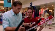 Dexter stalks Ron Galuzzo at the mall