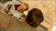 Dexter saves Arthur when he tries to kill himself at a Tampa build site