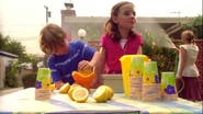 Cody and Astor sell lemonade