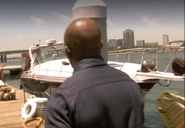 Doakes at boat