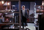 Dexter collects items from storage unit and then sets fire to it