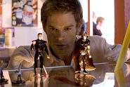 Dexter feels an affinity with superheroes
