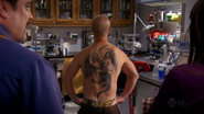 Masuka's tattoo of a dragon lady