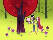 Animation goof here: Windbear’s shirt color is white, not orange.