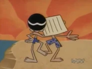 Surfer boy with Mandark.