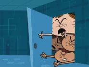 Wait, I can't fit!...I'm stuck!... So am I!...