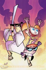 Samurai Jack with  and  in artwork for ' Dexter's Laboratory