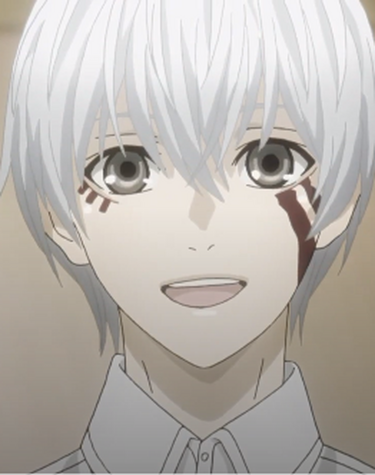 Can Anyone Tell Me What Are The Red Lines Under Kaneki S Eyes Are Fandom - kaneki face roblox