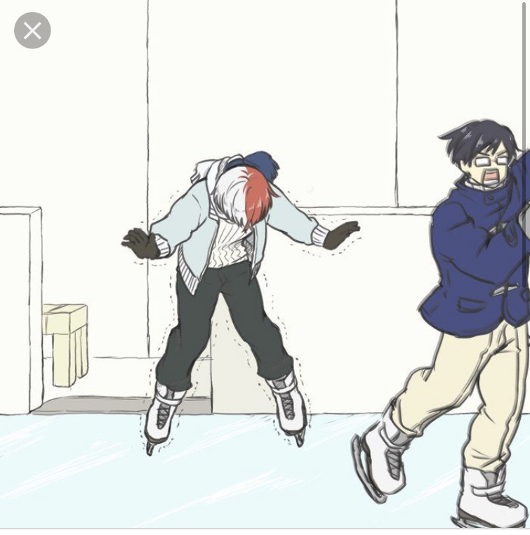 Todoroki as an ice skater! - Yaoi & Animated Husbandos