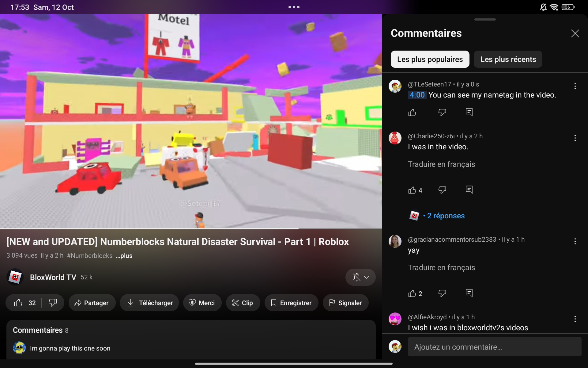 GUYS I'M IN BLOXWORLD TV! | Fandom