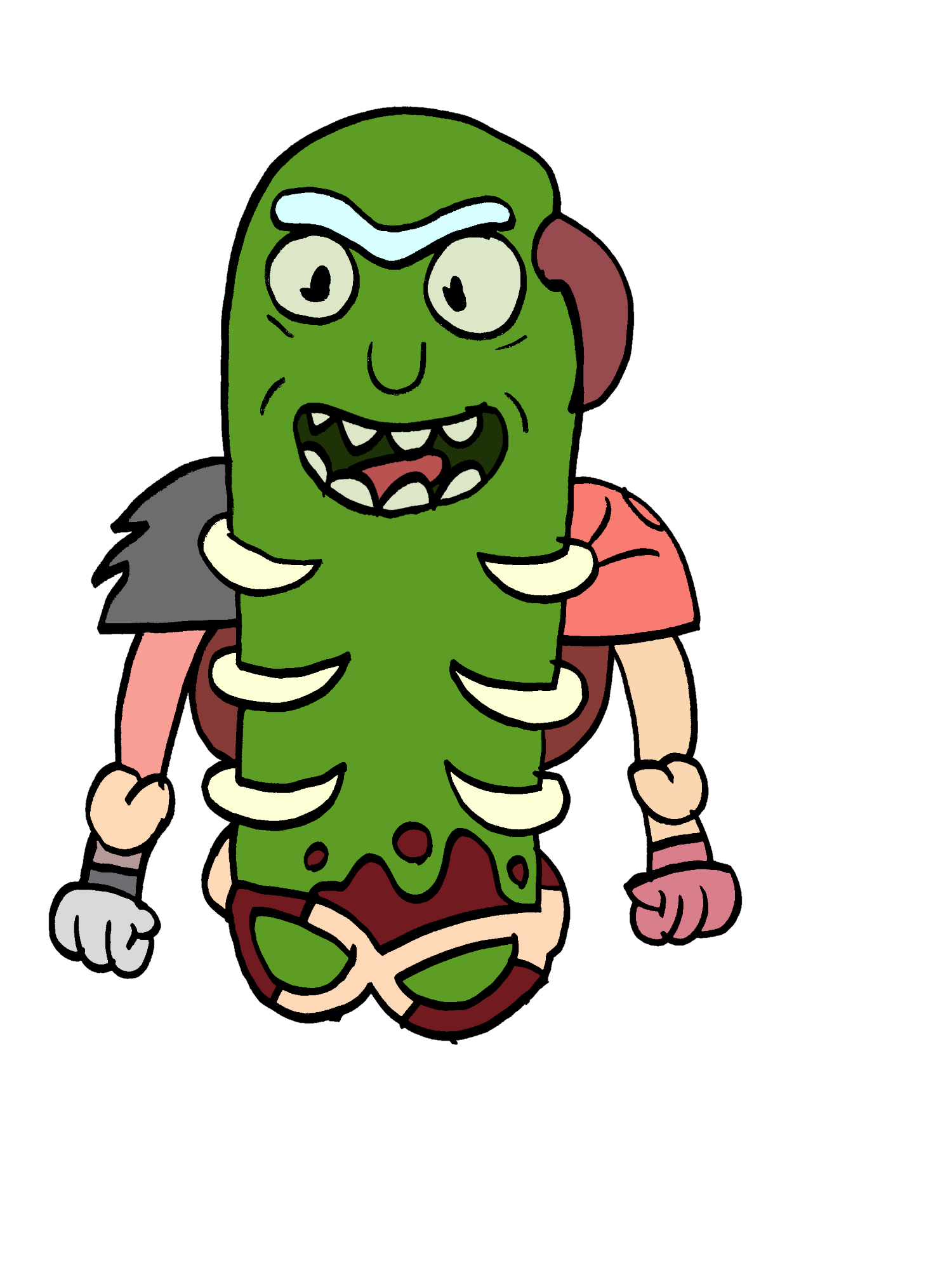 our-drawing-of-pickle-rick-fandom