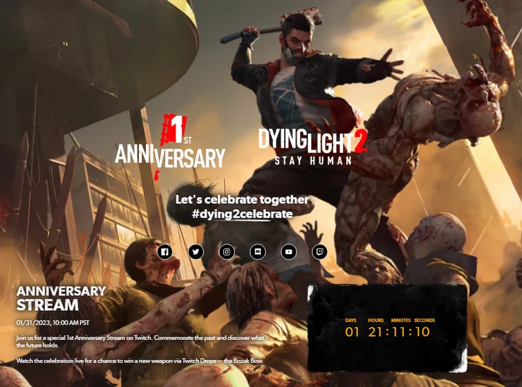 Bozak Bow Returns in Dying Light 2 via Twitch Drops Fandom