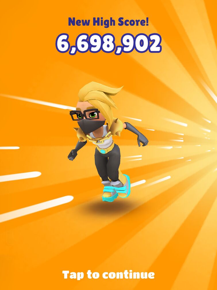 What began as an super runner challenge, ended in a New highscore! :  r/subwaysurfers