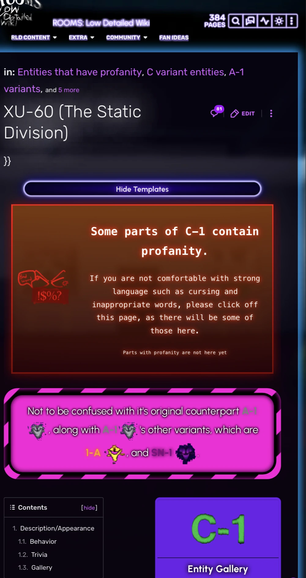C-1 name change or vandal? | Fandom