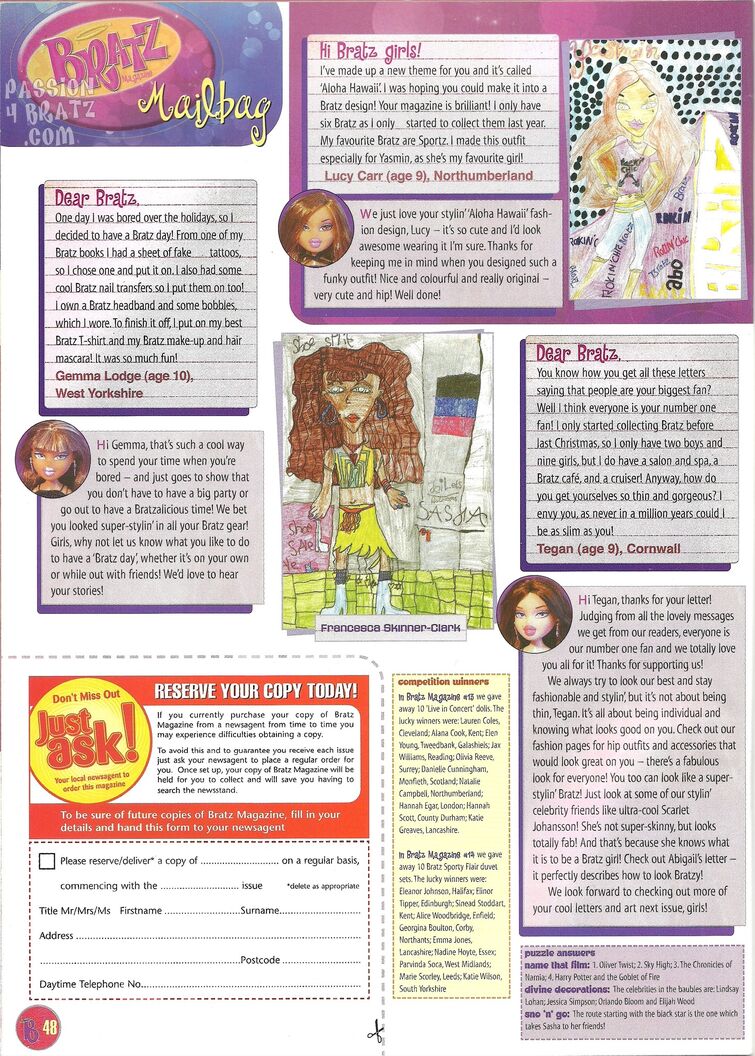 2005 Bratz Magazine Pages | Fandom