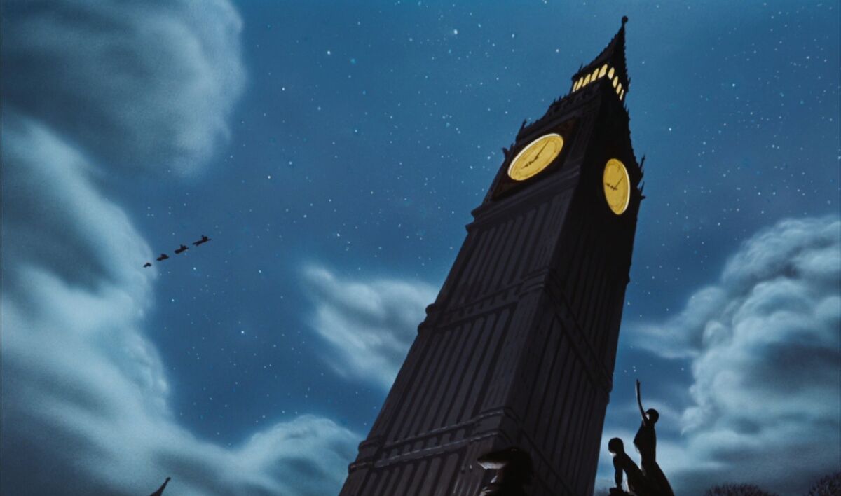 peter pan clock tower
