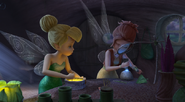 Zarina cutting off Blue Pixie Dust