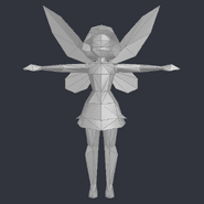 Low Poly Model from Tinker Bell (DS Game)