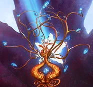 The nine Moonstone fragments in Tinker Bell's scepter