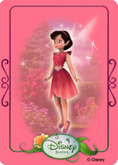 Tinkerbell adventures card - rose
