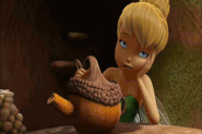 A frustrated Tinker Bell with a teapot