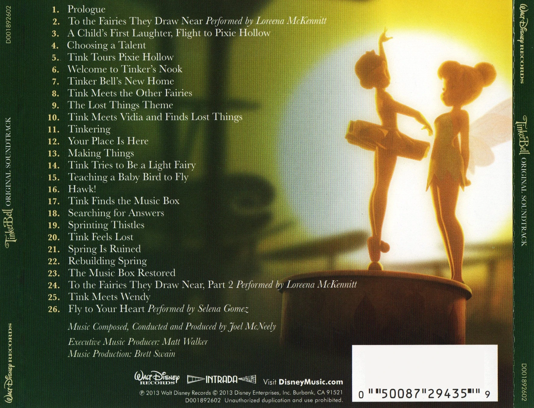 Tinker Bell (soundtrack) | Disney Fairies Wiki | Fandom