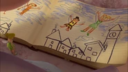 Tinker Bell and her close friends in London drew by Lizzy Griffiths
