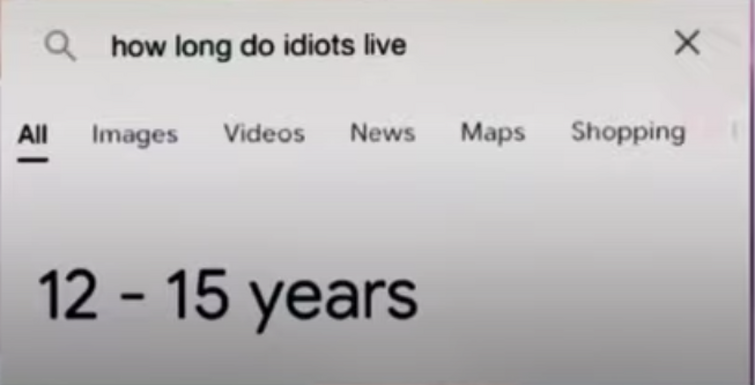 How long do idiots live 12-15