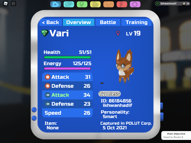Which evo and personality is the best for Vari (for pvp)