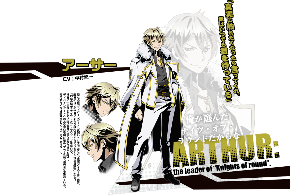 Divine Gate- Arthur  Personagens de anime, Anime, Vilãs