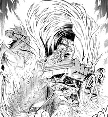 Под Алленом и Джонни возникает повозка из Чистой Силы Тидолла