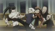 Allen fights Kanda Hallow