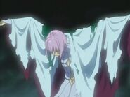 Rima's body damaged by Hayate being forced to attack her