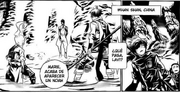 Fiidora aparece frente a Bookman y Lavi