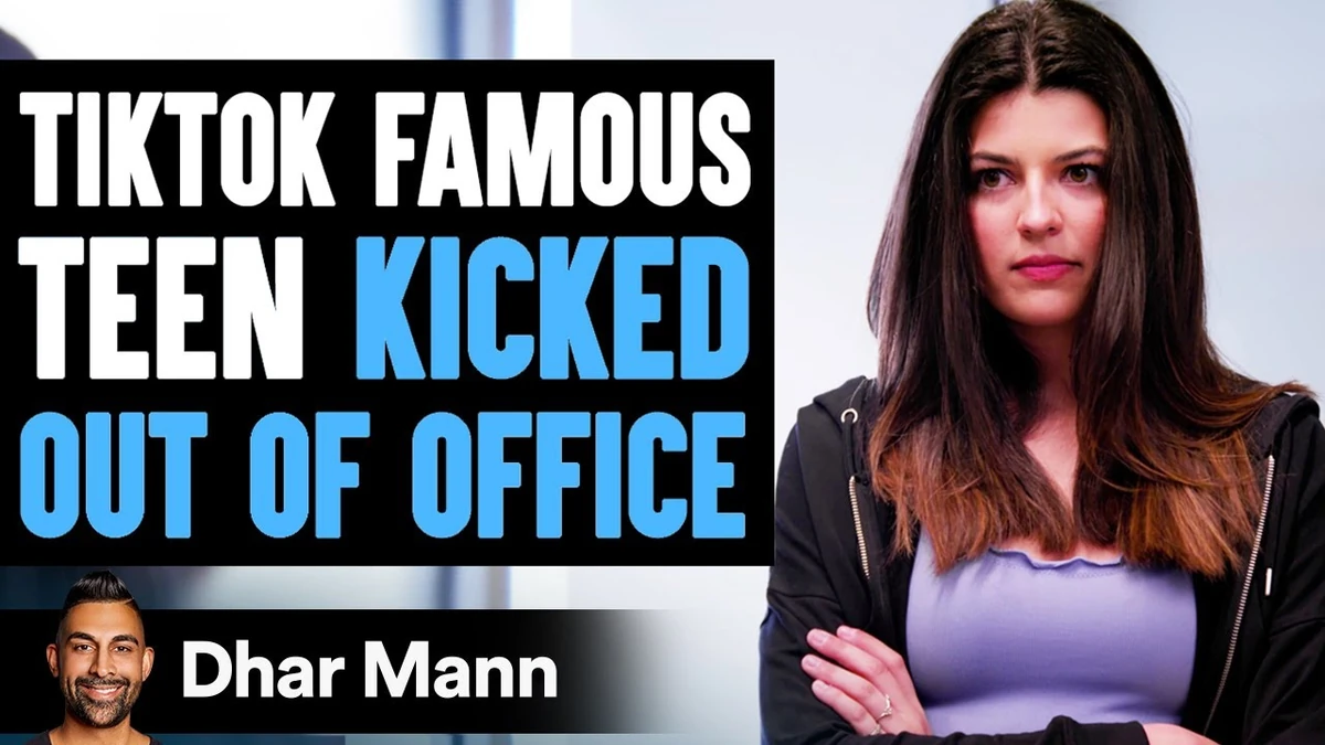 TikTok FAMOUS TEEN Kicked Out Of Office, Instantly Regrets It