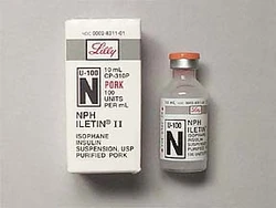 Photo of Iletin II N-pork NPH.