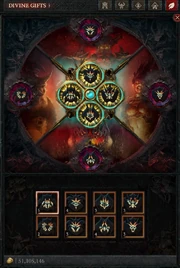 Divine Gifts interface