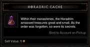 Old Horadric Cache appearance