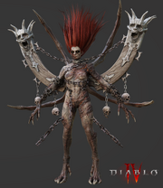 Andariel's model in Diablo IV