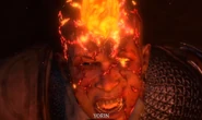 Yorin, immediately after Astaroth's soulstone is implanted in his head