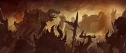 The army outside Sescheron